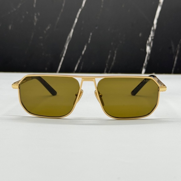 NEW SPR A53 1BK01T PRADA PRA53S 1BK01T UNISEX SUNGLASSES PR A53S 1BK01T SQUARE - Picture 5 of 13